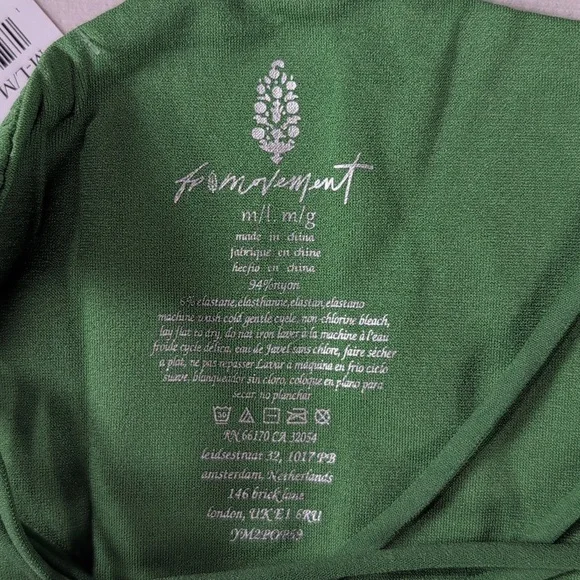 Free People Movement Green Shuffle Bra - Picture 7 of 8